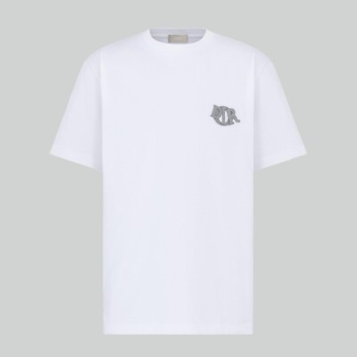 CHRISTIAN DIOR SIGNATURE  T-SHIRT AUS BAUMWOLLE, OVERSIZE