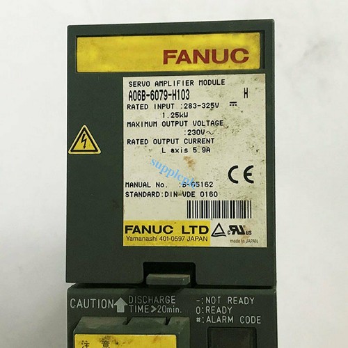 Used Fanuc A06B-6079-H103 Servo Amplifier Tested in Good