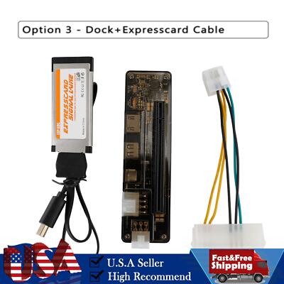 V8.5 EXP GDC PCIe PCI-E PCI Laptop External Independent Video Card Dock