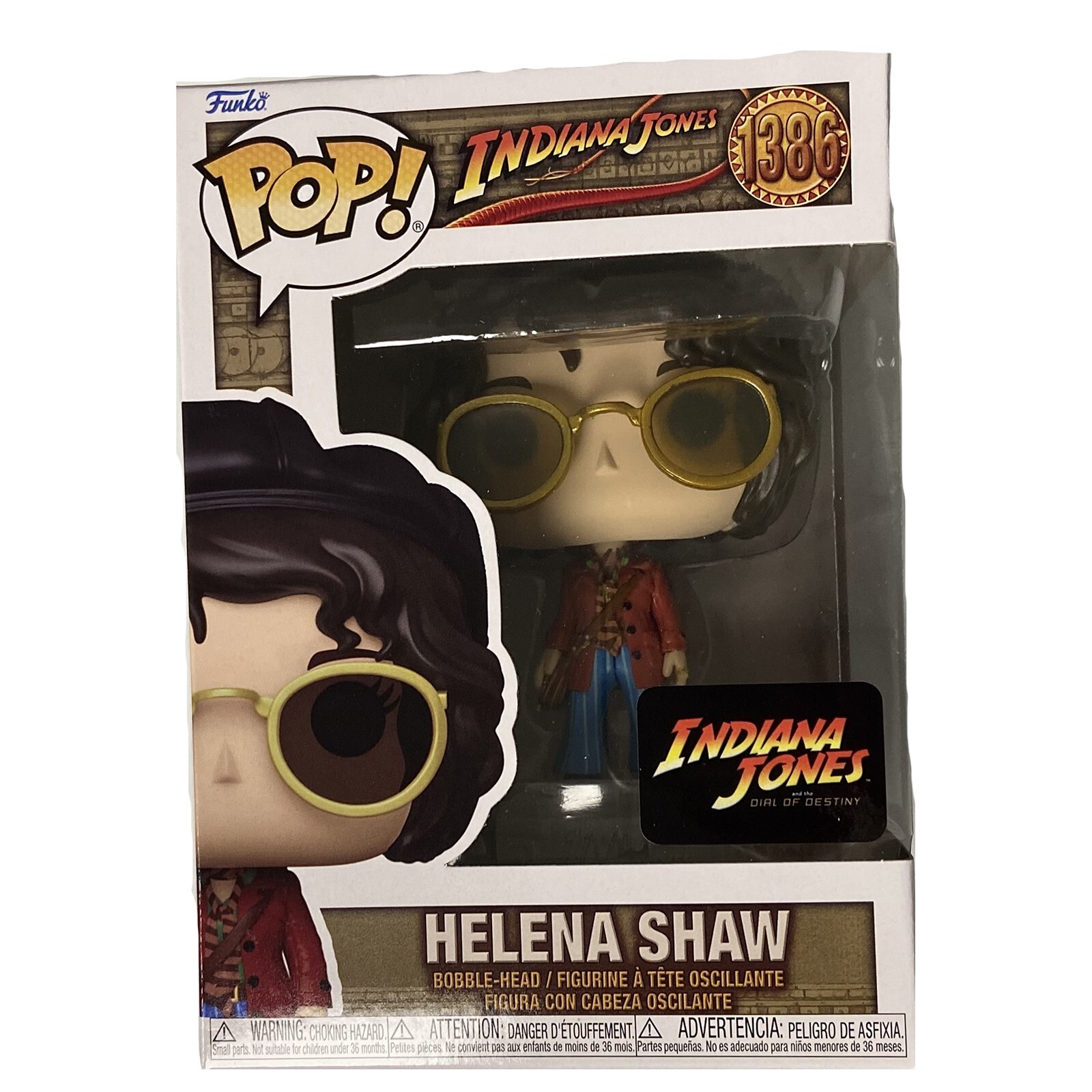Циферблат Funko Indidana Jones с фигуркой Destiny POP Helena Shaw НОВЫЙ В НАЛИЧИИ