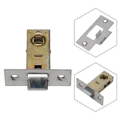 Mortice Door Tubular Latch Internal Bolt Facility Sprung Catch Flat