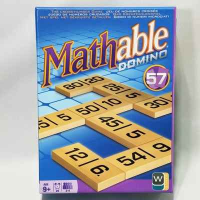 Mathable Domino Wood Number Tiles Fun Educational Family Game