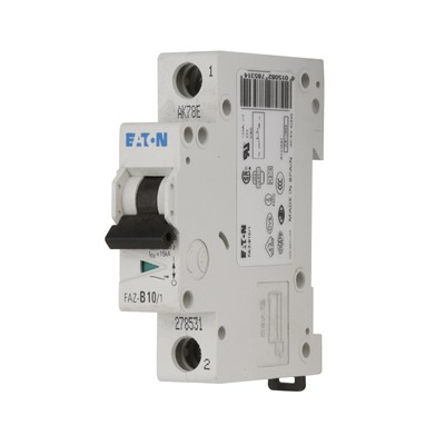 FAZ-C15/1-SP, EATON, Faz Ul 1077 Supplementary 1P 15A C Curve Single Pkg 278560