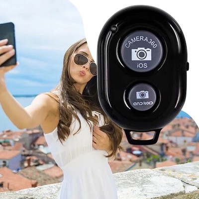 Selfie Camera Shutter Remote Stick Wireless Bluetooth For IPhone IPad / IOS