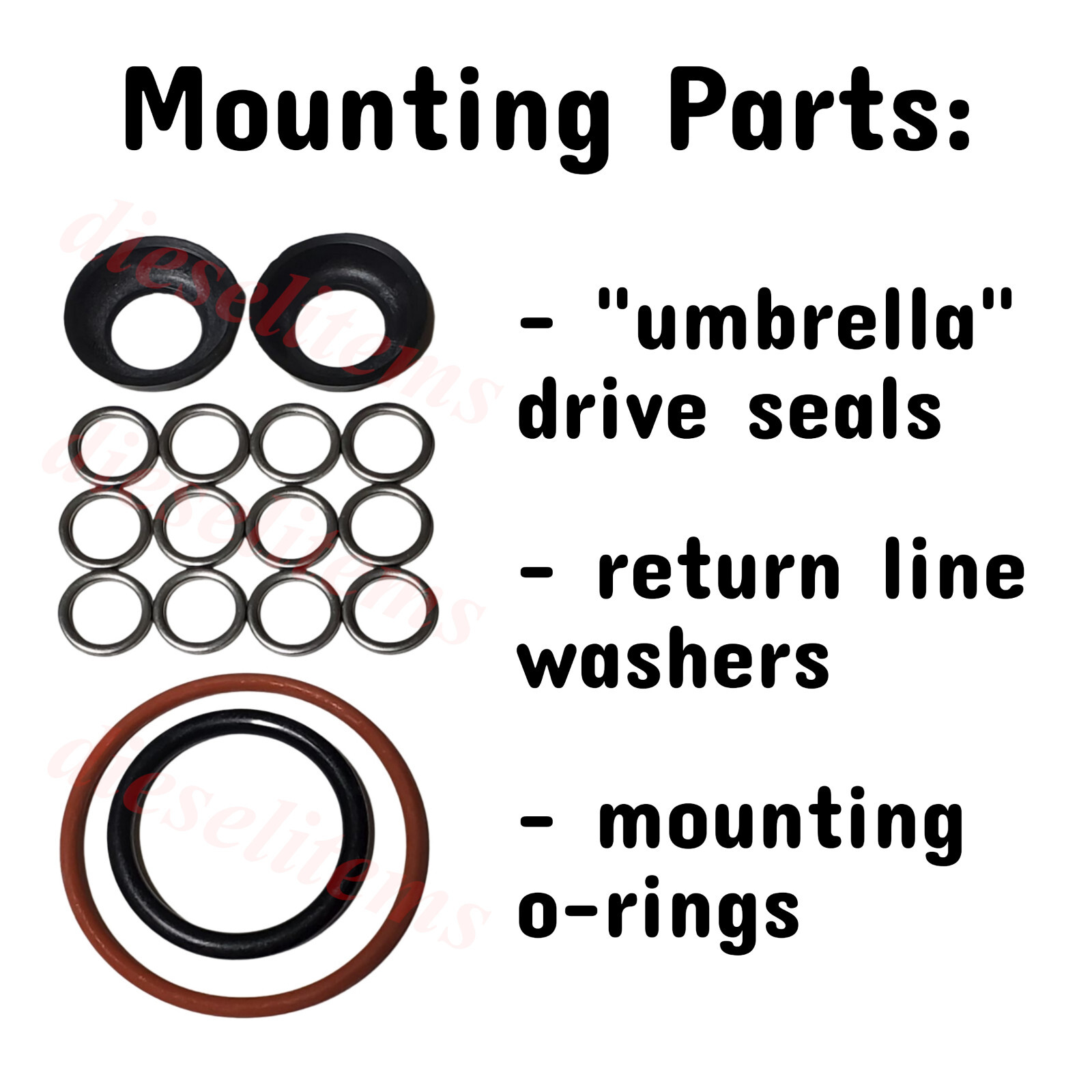 Lucas Seal Kit 24371 for Roosa Master Stanadyne DB/JDB/DC Diesel Injection Pumps