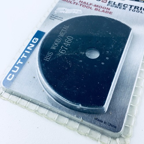 CHICAGO ELECTRIC 3-1/8” HALF-MOON MULTI-TOOL CUTTING BLADE #67460 *FREE SHIPPING