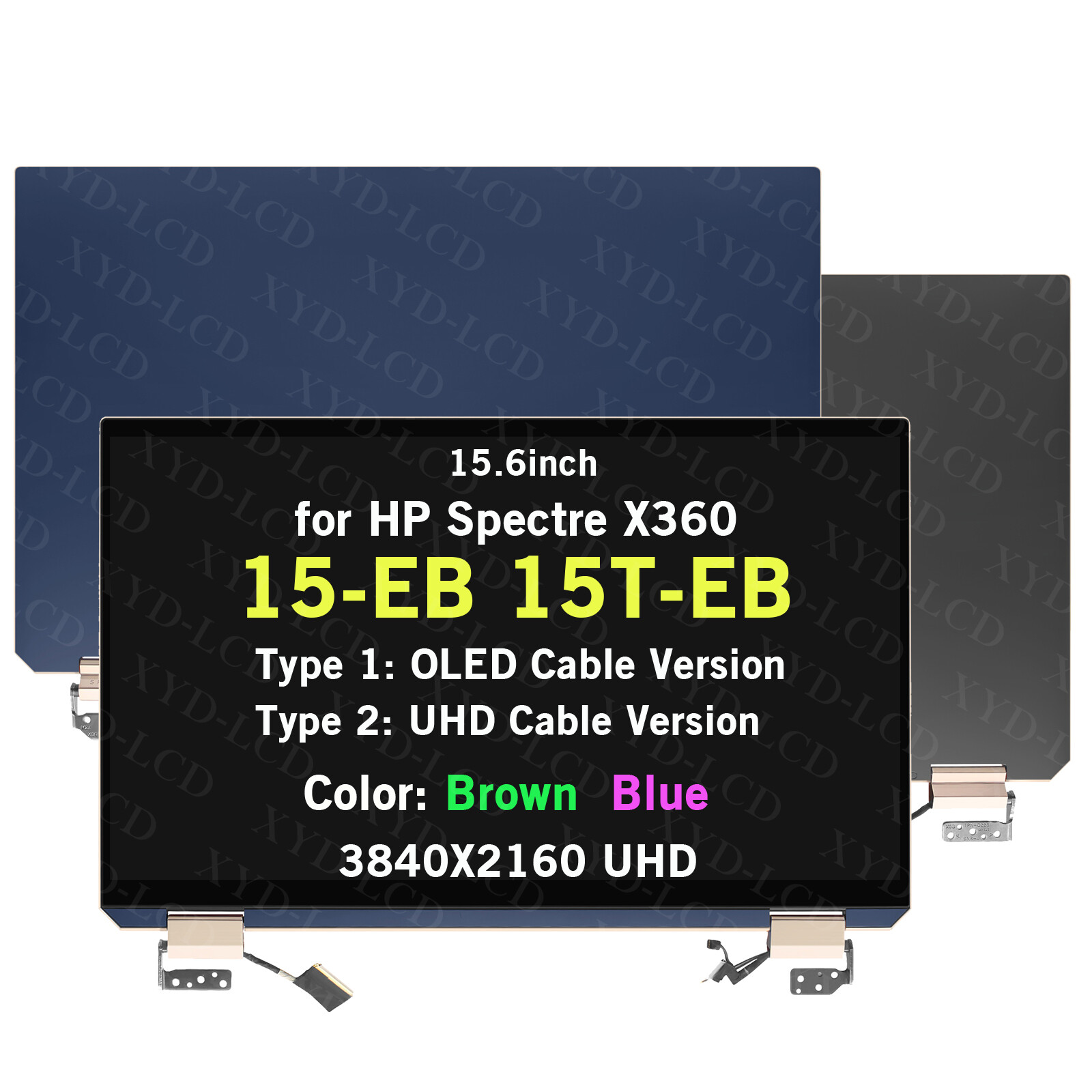 付属品完備　HP Spectre x360 15-eb 15インチ タッチ液晶 15.6in LCD Touch Full top Assembly for HP Spectre X360 15