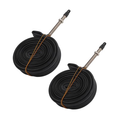 2Pcs Bike Inner Tube Butyl Rubber 700x23C Interior French Valve Tube For Roa