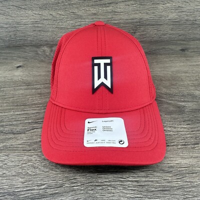 Nike Men's Adult Tiger Woods Legacy91 Golf Dri Fit Flex Fit Cap Small Medium