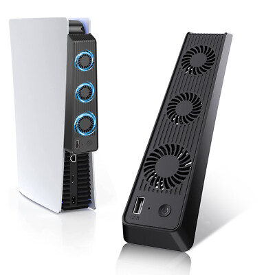 External Cooling Fan Cooler Game Accessories for PS5 PlayStation 5 Host Console