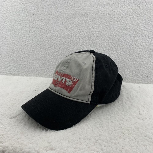 Mens Adjustable Gray Black Two Tone Baseball Cap Cotton