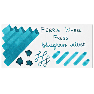 Ferris Wheel Press Bottled Ink for Fountain Pens in Bluegrass Velvet - 38 mLNEW
