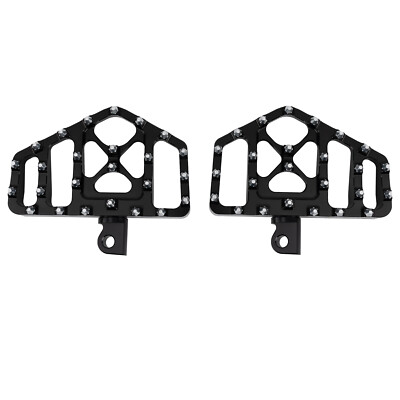 Foot Pegs Anti Slip MX Style Floorboard Wide Fat For Harley Iron 883 Softail