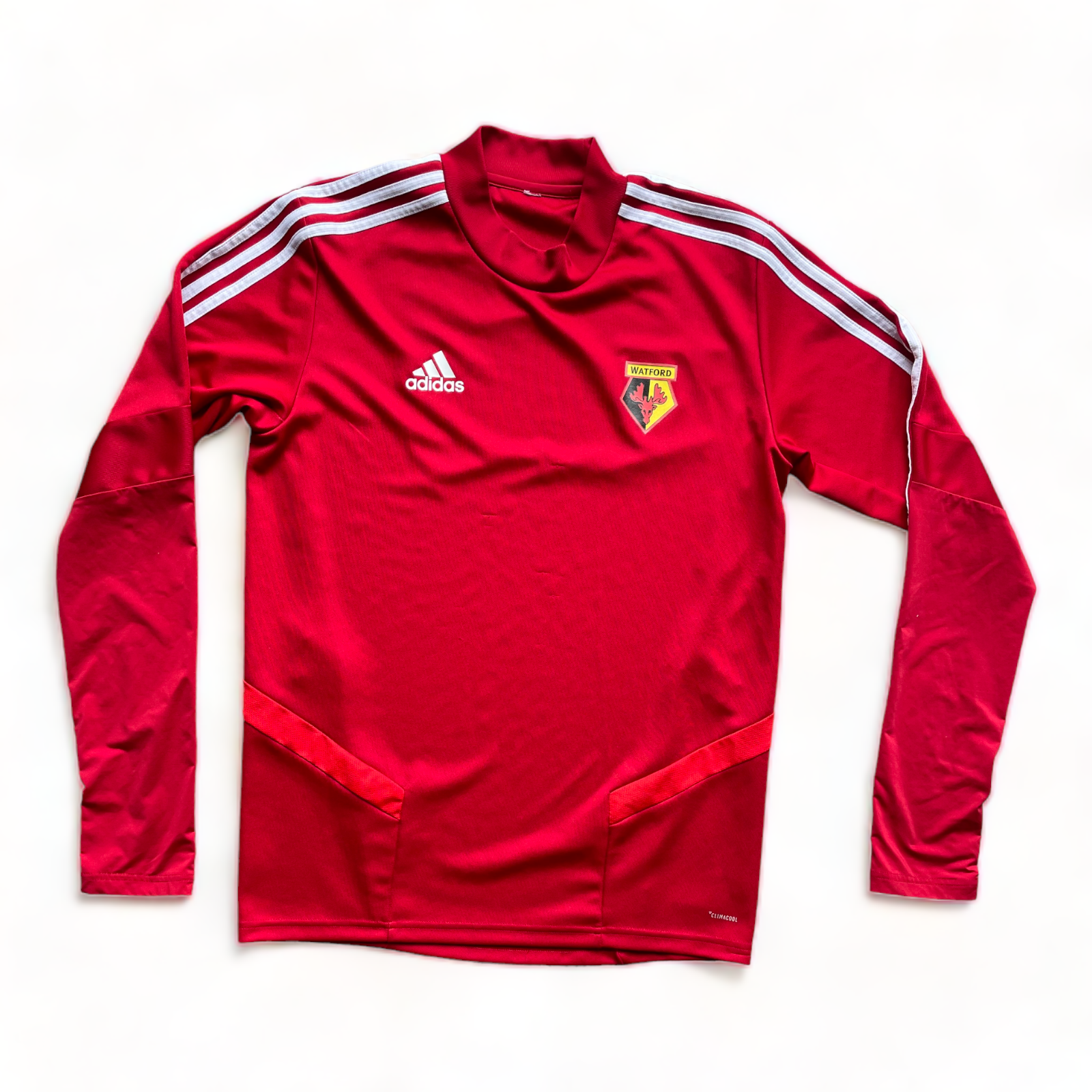 2018-19 Watford adidas Track Jacket Football Retro Vintage Soccer Jersey  L