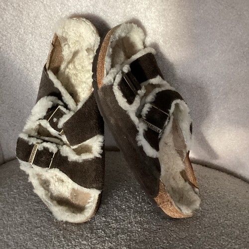 Birkenstock Arizona Shearling Fur Lined Sz 42 Women's 11