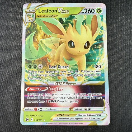 【PSA10】ポケモン リーフィア Pokémon card LEAFEON Leafeon VSTAR 14/159 GEM MINT PSA 10. Pokemon SWSH Crown