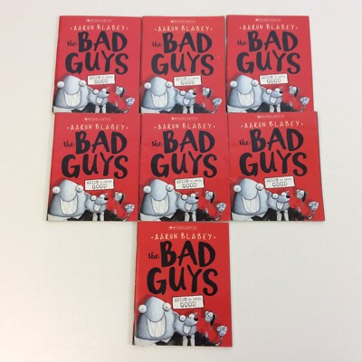 Bad Guys Aaron Blabey Teacher Guided 1st 2nd Grade 7 Book Lot