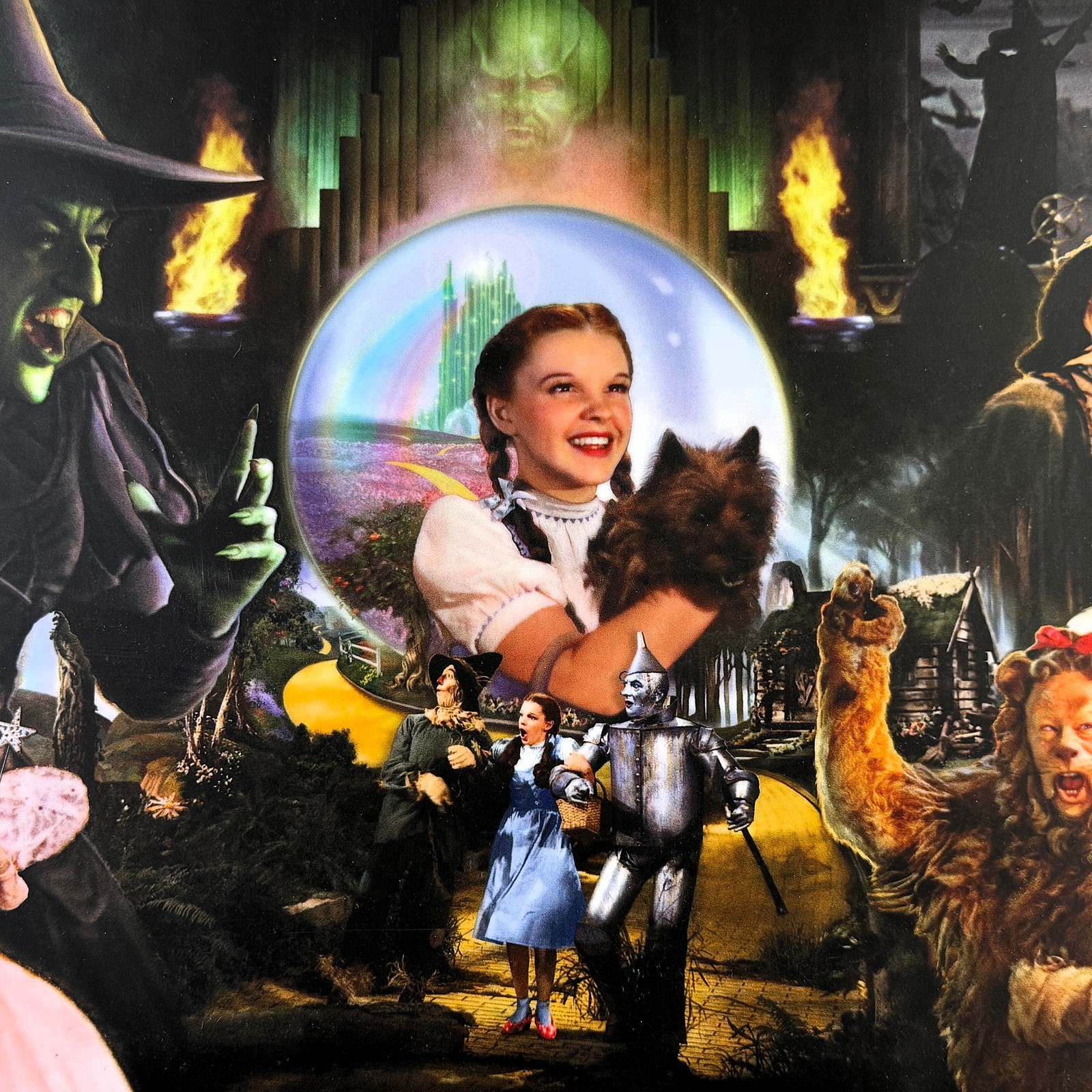 Jersey Jack Wizard of Oz Pinball Machine Game Backglass Translite Promo NOS