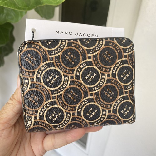 New MARC JACOBS S130M12FA22 bifold wallet Unisex in Black