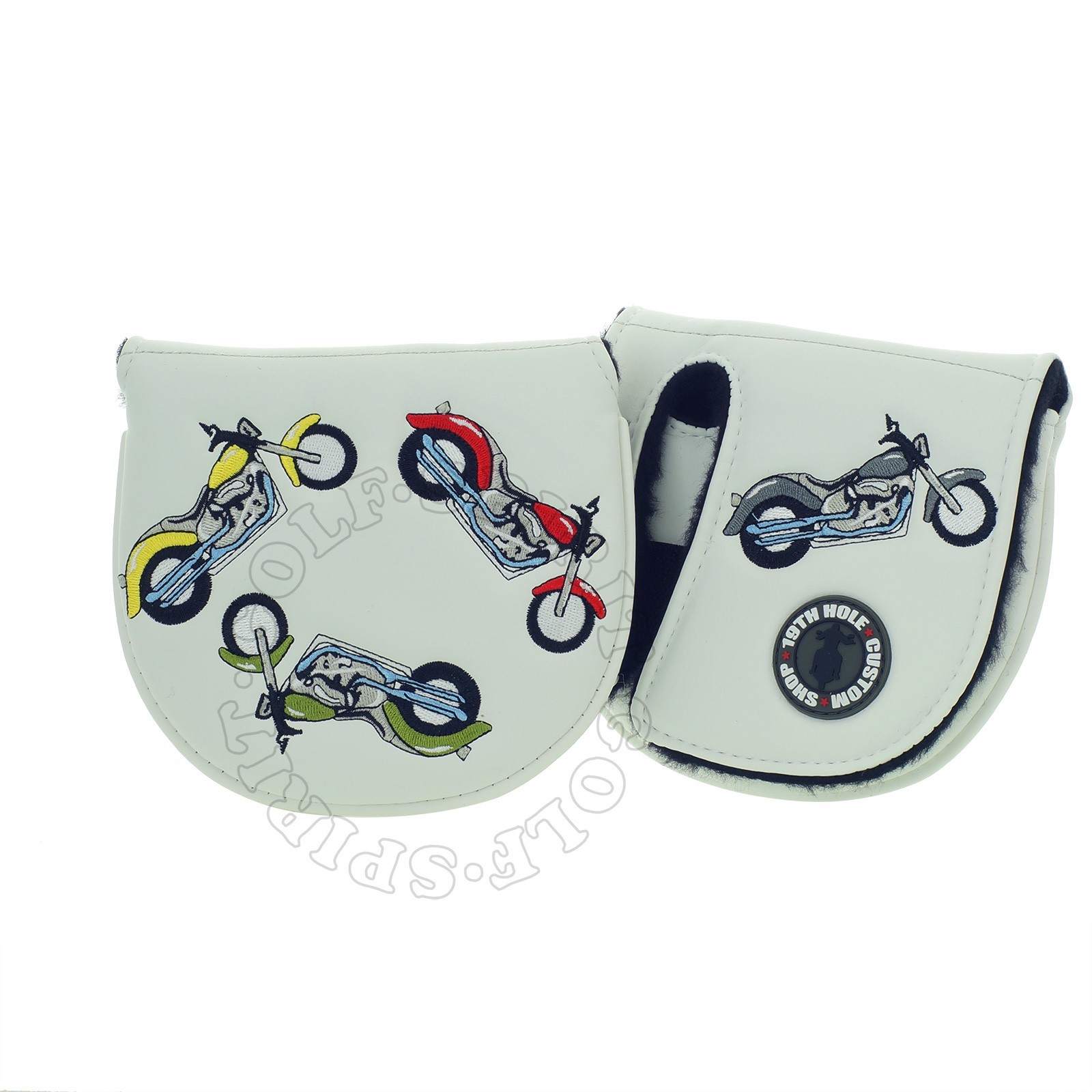 Motorcycle Head Cover for Callaway Toulon Design Memphis Portland Mallet Putter