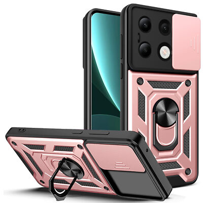 For Xiaomi Redmi Note 13 4G Pro Plus+5G Shockproof Case Ring Phone Cover Stand