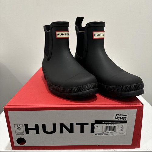 レインシューズ HUNTER [WOMEN] Original Chelsea Rain Boots Bitter Choco WFS2 Amazon.com | Hunter Footwear Women's Original Chelsea Rain