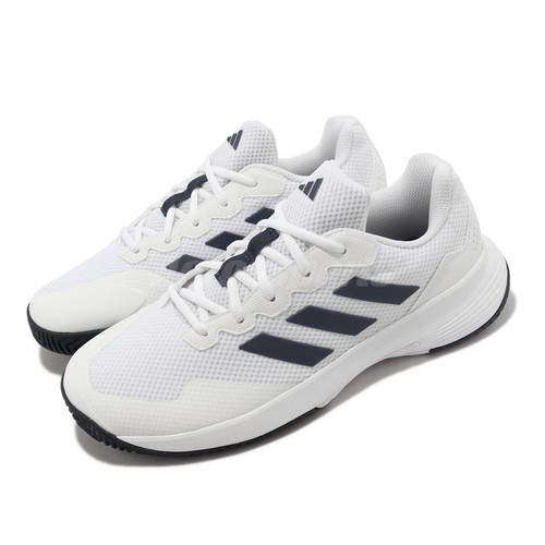 

Adidas GameCourt 2 M White Balck Мужская теннисная спортивная обувь Кроссовки HQ8809, Белый, Gamecourt 2 M
