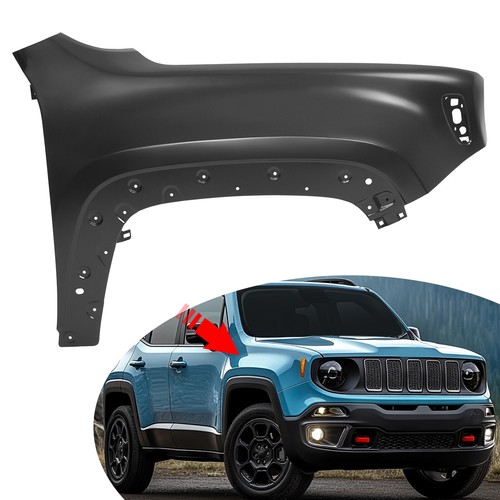 Fender For JEEP RENEGADE 2015-2023 Front Passenger Right Steel w/ Molding Holes