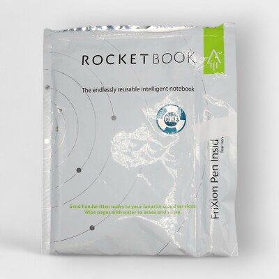 Rocketbook Core Executive Smart Reusable Notebook Black Dot Grid EVR-E-K-CKG
