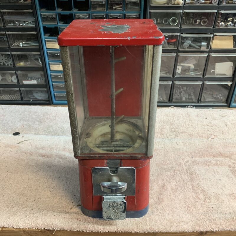 Vintage Oak acorn bird cage Gumball Candy Nut vending machine to Restore
