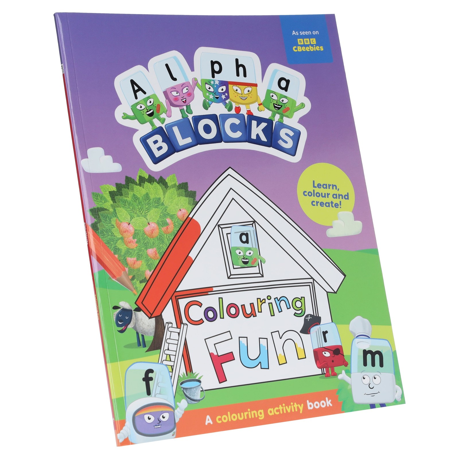 Alphablocks Colouring Fun: Learn, Colour and Create! - Ages 3-6 - Paperback
