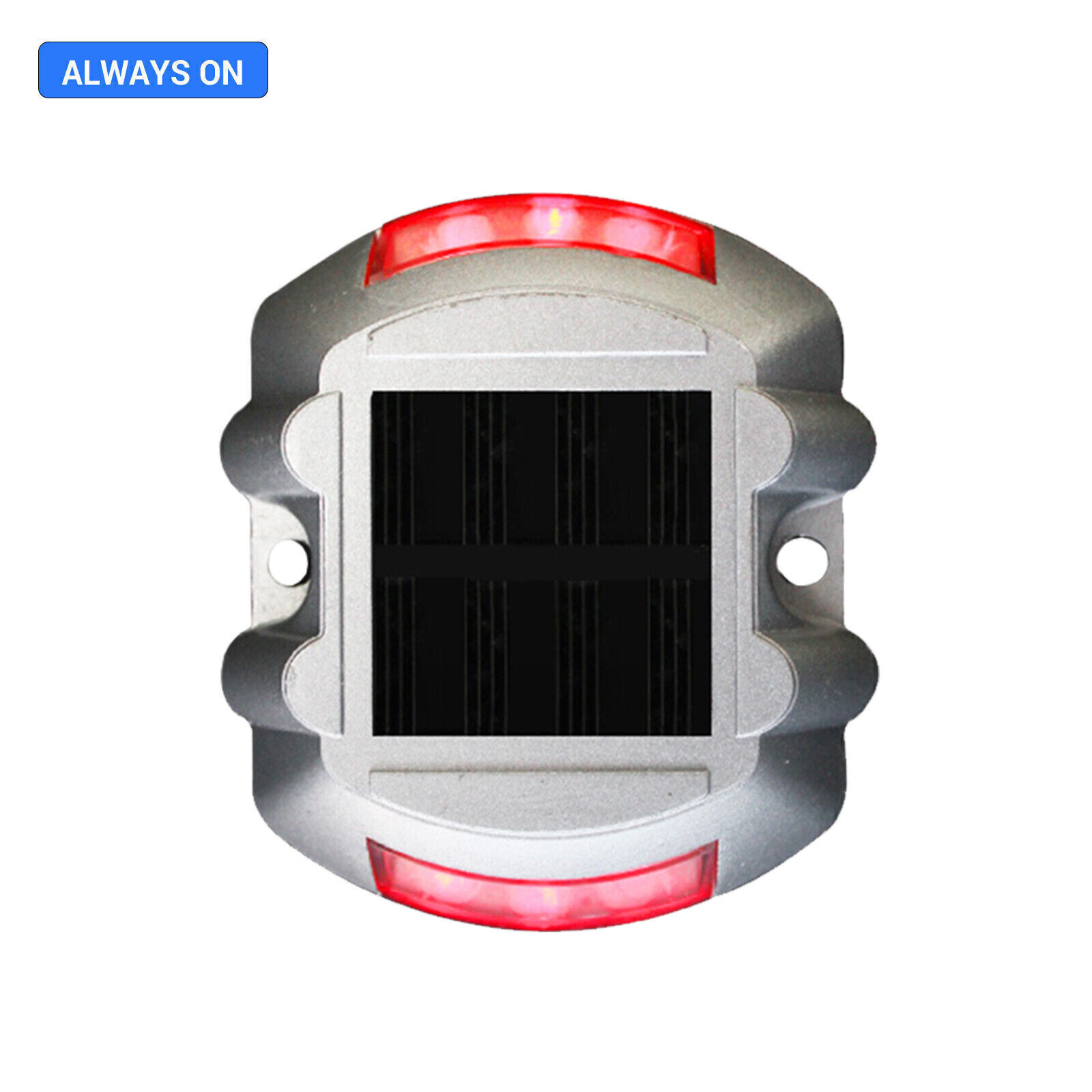 6LED Solar Dock Light Pathway Warning Driveway Marker Lamp Path Deck Lights IP67