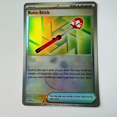 Pokémon Prismatic Evolutions #127 Roto-Stick Pokeball