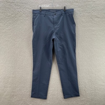Banana Republic Performance Chino Pants Mens 36x30 Blue Summer Preppy Office