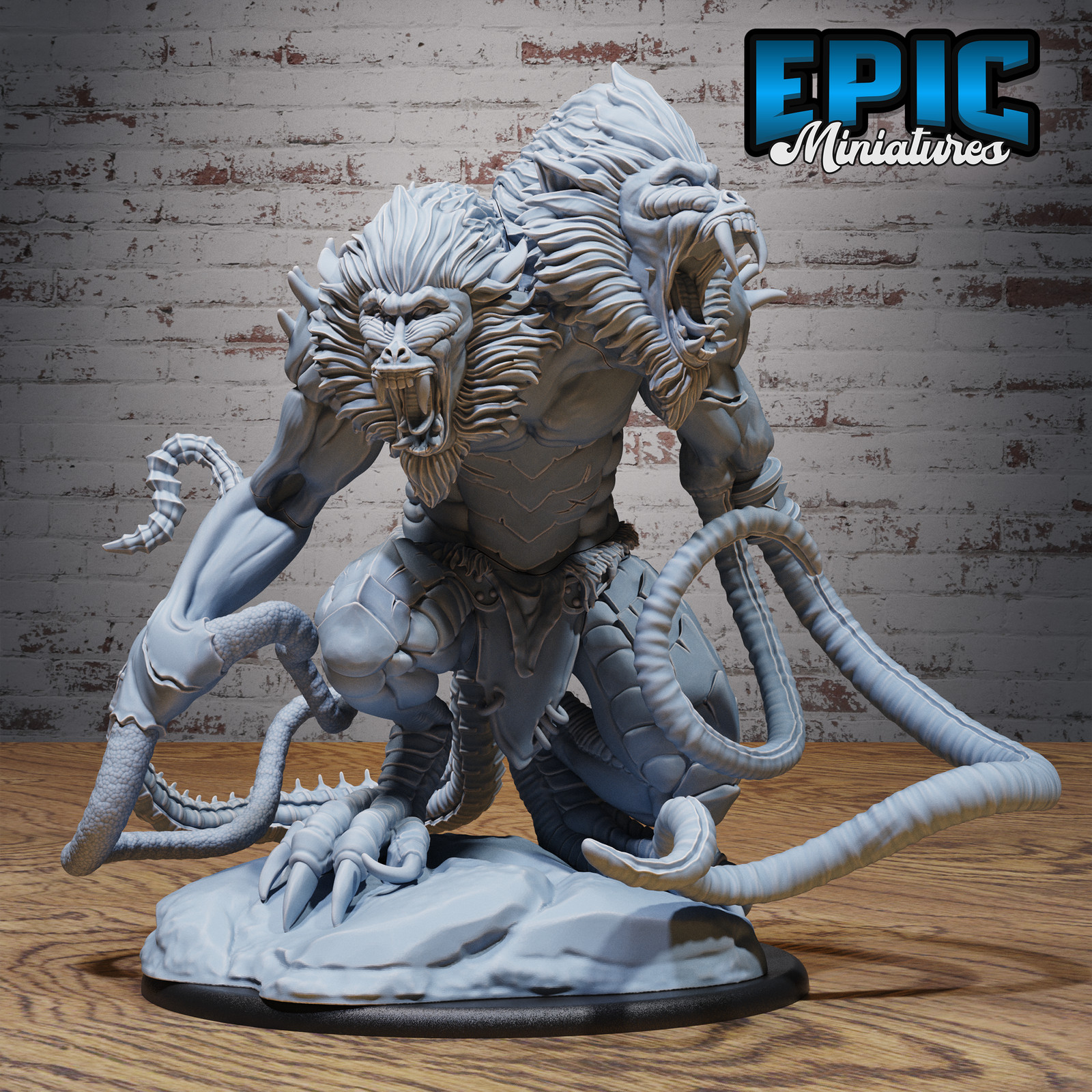 Demogorgon Prime – 85mm Monster DnD Miniature | 28mm Scale | Epic Miniatures