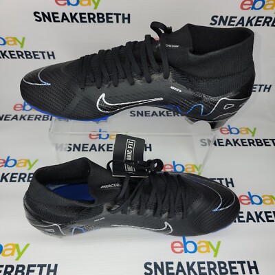Nike Zoom Superfly 9 Pro FG Black/Blue MEN'S 8 DJ5598 040