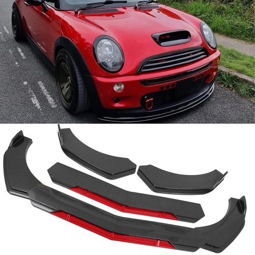 For MINI COOPER F60 R60 F56 R56 R52 Front Bumper Lip Splitter Spoiler ...