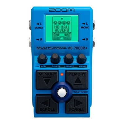 Zoom MS-70CDR+ MultiStomp Modulation Stereo Chorus / Delay / Reverb Guitar Pedal