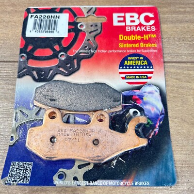 NEW EBC FRONT BRAKE PADS / FA228HH / HH SINTERED