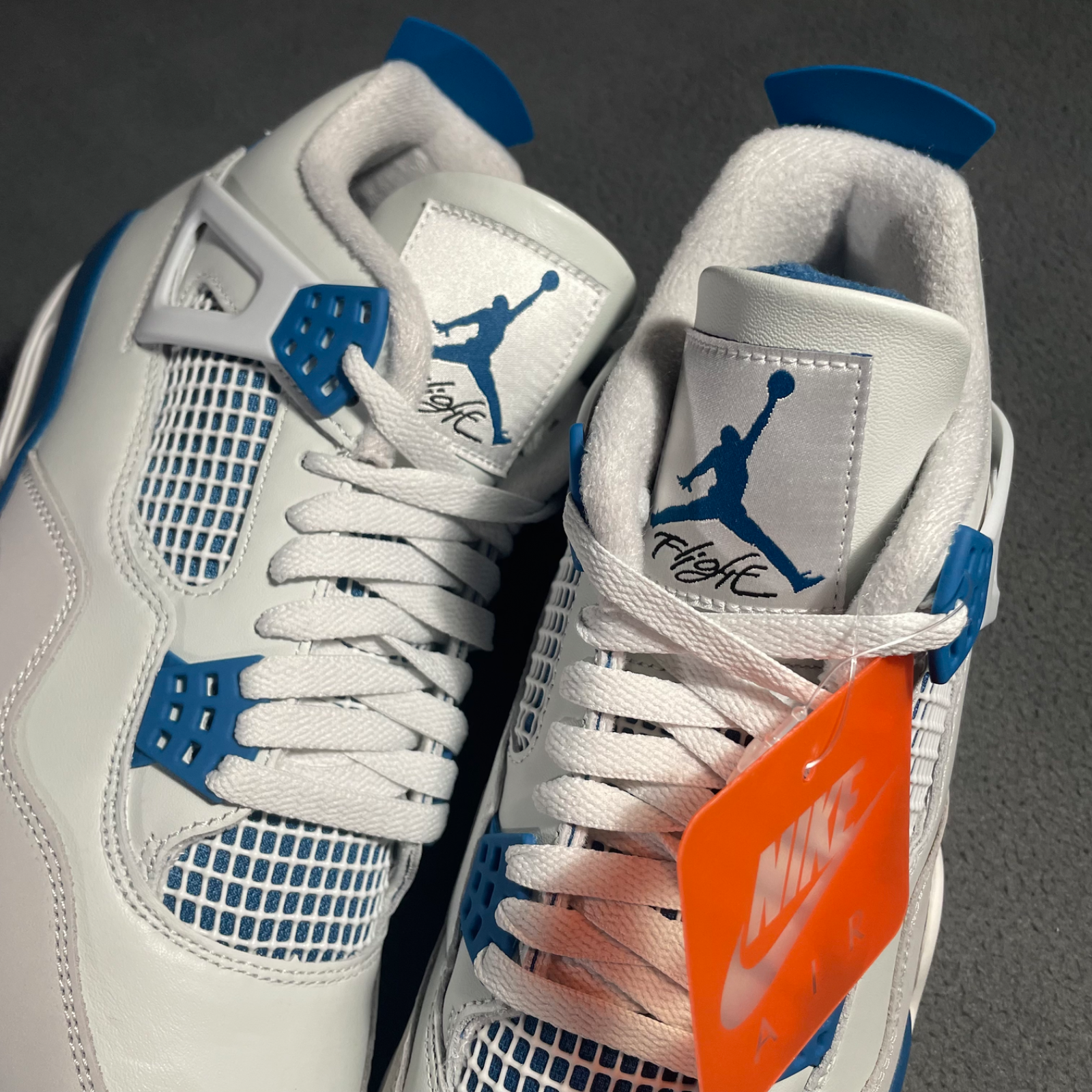 NIKE NIKE AIR JORDAN 4 RETRO MILITARY BLUE FV5029-141 MEN & GS SIZES QUICK SHIP