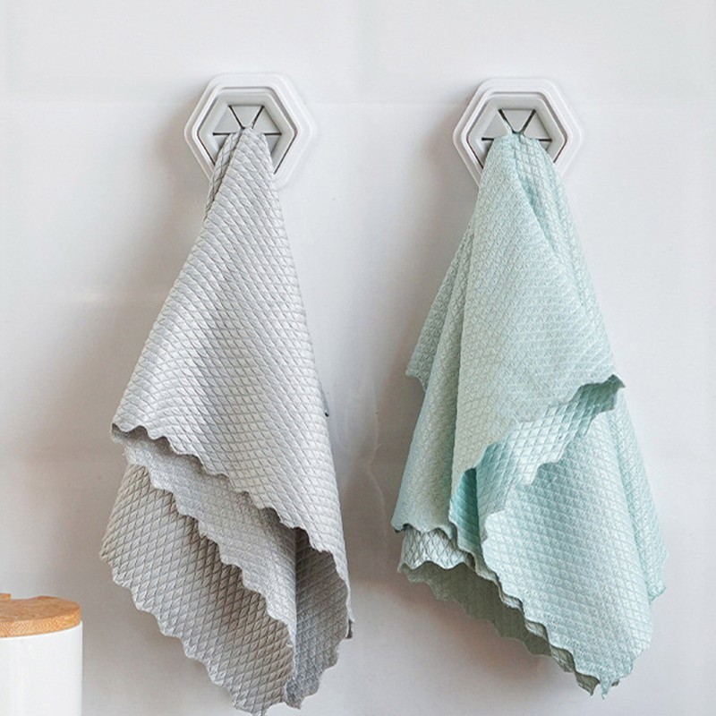 Hooks Self Adhesive Hand Towel Holder Wall Mounted Push In Typical