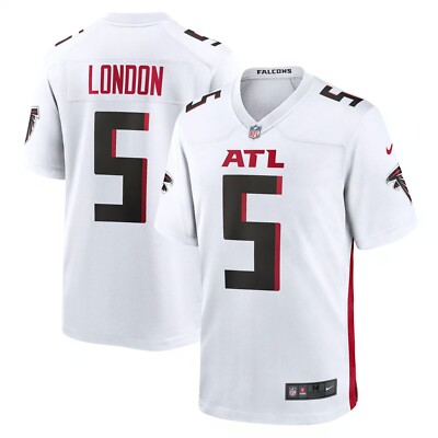 Drake London YOUTH Stitched Jersey Black/Red/White