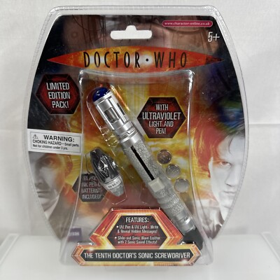 VTG Doctor Who The Tenth Doctors Sonic Screwdriver Limited Edition Pack 2004 BBC