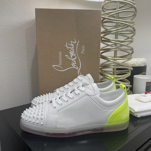Christian Louboutin Louis Junior ホワイト Louis Junior - Sneakers - Calf leather - White - Men