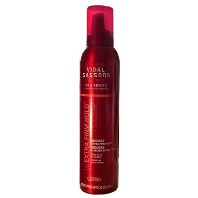 Vidal Sassoon Pro Series Extra Firm Hold Mousse 10 Oz