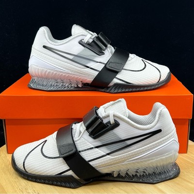 NEW Nike Romaleos 4 White Black Training Shoes (CD3463-101) Men's Sizes