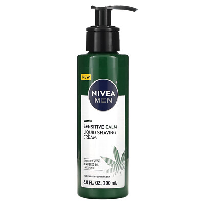 Men, Liquid Shaving Cream, Sensitive Calm, 6.8 fl oz (200 ml)