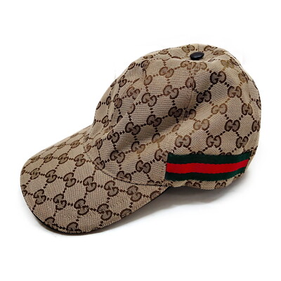 Gucci Cap GG canvas Sherry cap  Browns Nylon 1293595