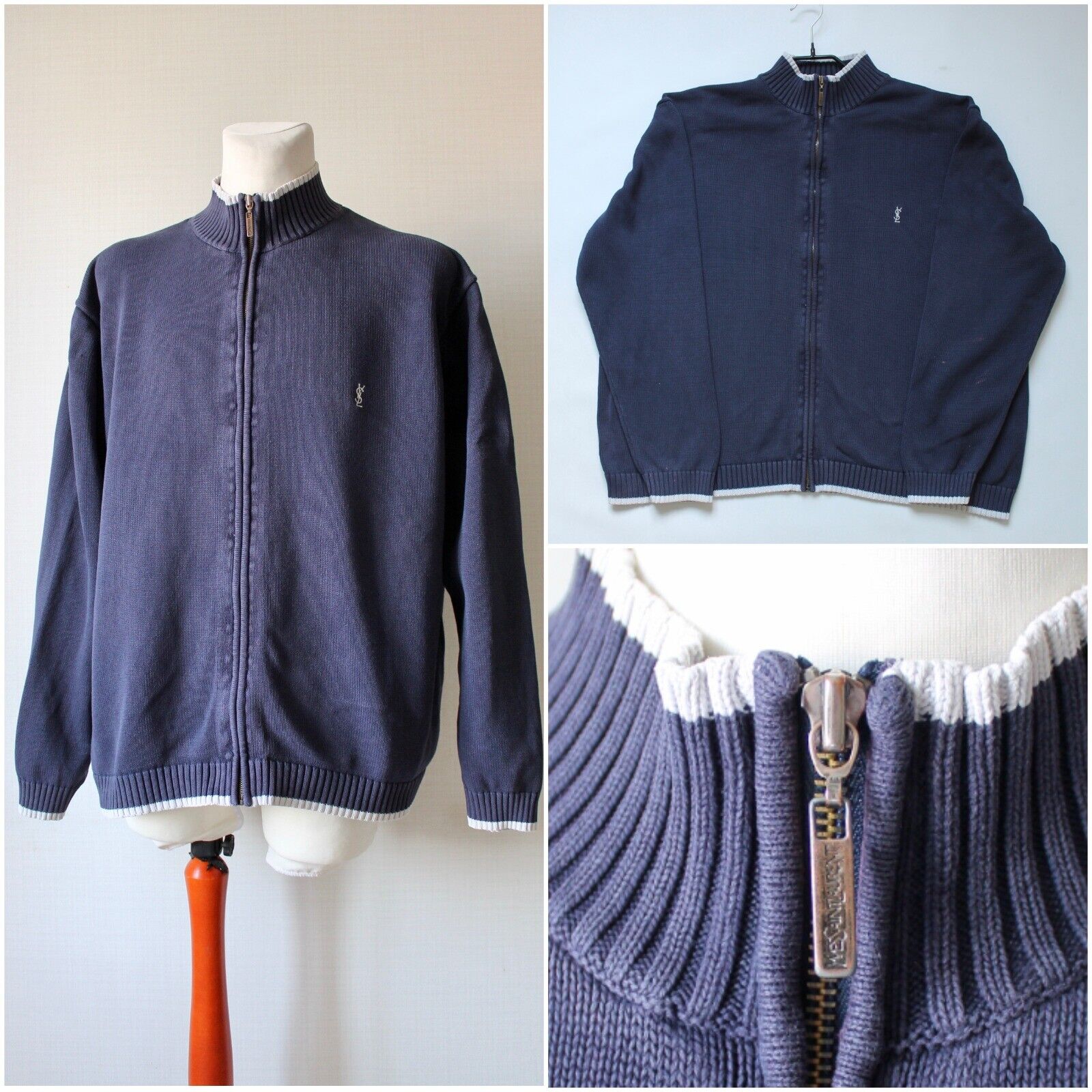 9669 Yves Saint Laurent スウィングトップトップ 2XL 9669 Yves Saint Laurent スウィングトップトップ 2XL