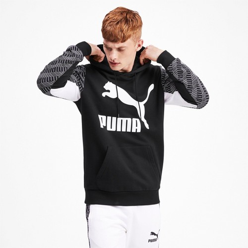 

[595265-61] Mens Puma CLASSICS GRAPHIC HOODY AOP, Черный